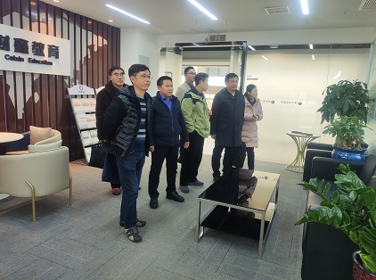 湖南财政经济学院会计学院领导一行访问财鑫教育